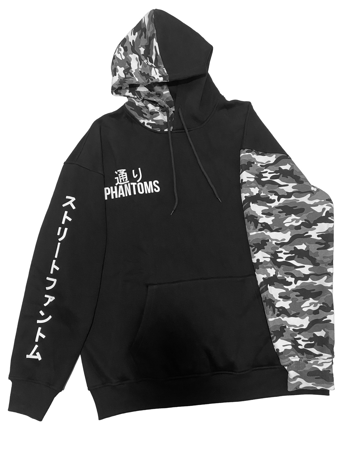 Black Camo Winter Hoodie